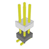 Samtec HW-02-09-G-D-395-SM Headers High Temperature Flexible Board Stacking Header