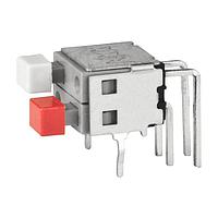 NKK Switches GB215A2H-BC Pushbutton Switches SPST OFF(ON) WHT/RED
