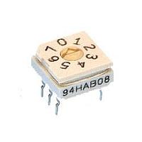 Grayhill 94HAB08T Rotary Switches Rotary DIP Switch Flush w/sm arrow8Pos