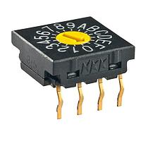 NKK Switches FR01FC16P-W Rotary Switches 16 POS COMP CODE FLSH STRT PC WSHABLE