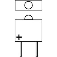 Dialight 555-3009F LED Circuit Board Indicators RED DIFFUSED 5 VOLT