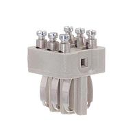 AMP Connectors - TE Connectivity 1-1103500-1 Inserts 6P SOLDER ST THRU HOLE