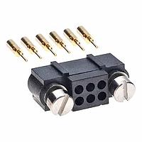 Harwin M80-5620805 Wire Housings 04+04 DIL MALE L/BORE REV/FJS