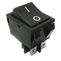 E-Switch R5BBLKYELFF2 High Current Rocker Switch 15A 250V DPST On-OffIncandescent
