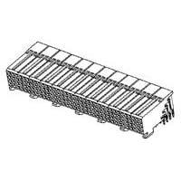 AMP Connectors - TE Connectivity 536510-5 High Speed / Modular Connectors 2MM FB,ASY,144,SIG REC,SL,3.53