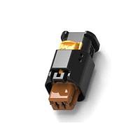 AMP Connectors - TE Connectivity 1-1801175-6 Housings 2W RECEPTACLE HP CONNECTOR BROWN