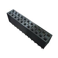Samtec BCS-150-F-S-DE-BE Socket Pass-Through Socket Strip, 0.100" pitch