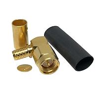 Radiall R125176000 Connectors SMA / RIGHT ANGLE PLUG CRIMP OR SOLDER TYPE CABLE 5/50 D