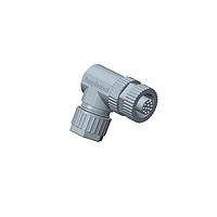 Amphenol LTW M12A-10BFFA-SR7001 Circular Metric Connectors M12 Circular Metric Connector, A Code, Metal, 1.5A, 10 pins, Female Connector, Female Contact, Right Angle, Screw Thread, Solder, Field Installable, F4.5 - F6.5mm, IP67 Mated