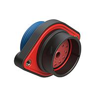 Amphenol SINE Systems AHDP02-24-14PR-WTA Connectors 14 Position Panel Mount Receptacle, Pin, Shell Size 24, Wide Thread Adapter