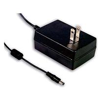 MEAN WELL GST18U24-P1J Fixed Plugs 18W 24V 0.75A Level VI USA plug