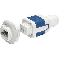 Schurter 4312.0011 AC Power Entry Modules APPL COUPLER 10A QC 4.8 WHITE BLUE