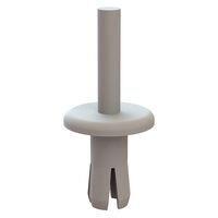 Essentra Components 61PR010600 Push-In Rivet Push Rivet, .160 Hole, .218-.312 Panel Thk