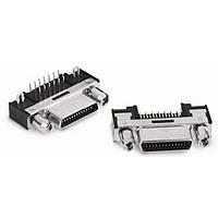3M Electronic Solutions Division 12250-5150-00PL Micro-D D-Sub Connectors 0.8MM 50P RA RECPT