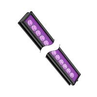 Banner Engineering LEDUV395LA145XP6-XQ LED Light Arrays Vision Light: 145 mm Linear Array - IP50; 6 High Intensity 395 nm UV LEDs - 24 V dc; Clear Plastic Window; 5-pin M12 QD