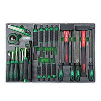 TOPTUL GED2332 Hammer, Punch, Chisel & Plier Set (23 pcs)