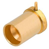 Amphenol SV Microwave 4911-60027 RF Connectors BMB Male PCB Surface Mount Connector, R/A, FD (CPW / Microstrip)