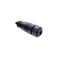 Amphenol LTW CBU-08AFDM-TL7A10 Sensor Cables / Actuator Cables Ceres, Middle Size, Plastic, 10A+2A, 08 pins, Female Connector, Female (Power) + Male (Signal) Contact, Straight, 3 Points Lock, Overmolded, Length 10000mm, IP67