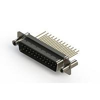 EDAC 627-M25-223-LN4 D-Sub Connectors - Standard Density Vertical Machined D-Sub Connectors