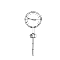 Jumo 608201 Mechanical dial thermometer (0 ~ +120 °C)