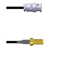 Amphenol Custom Cable Q-0J0710003108i RF Cable Assemblies BNC-SP/SMA-SJ G174 108I