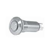 OTTO LP5-V11B315 Anti-Vandal Illuminated, Vandal Resistant, Stainless Steel, Alternate Action Pushbutton Switch