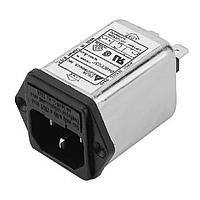 Delta Electronics, Inc. 02BEEG3F-R AC Power Entry Modules Dual-Fuse Connector Filter, Single, 250VAC, 2A, Screw, N/A-Lug, Bleeder Resistor