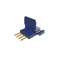 Amphenol FCI 66226-036LF Connectors Clincher&trade; Flex Connectors, Pin Assembly, Single row, 4 Positions, 2.54mm (.100in) Pitch.