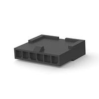 AMP Connectors - TE Connectivity 1445049-6 Plug Housings PLUG SINGLE F.H. 6P free hanging