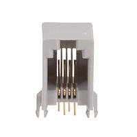 Kycon GLX-N-44M Modular 4P4C R/A PCB GREY LOW PROFILE