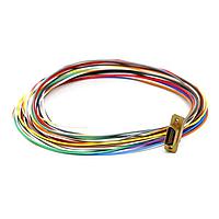 Cinch DCDM-15S6E5-36.0B Micro-D D-Sub Connectors MICRO 15 SOCKET 36" RBW