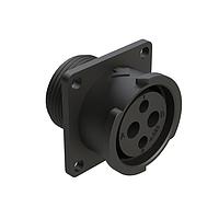 Amphenol SINE Systems FLS014N2S03 Connectors 4 (2+2) POS SQUARE FLANGE RECP