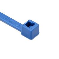 HellermannTyton T30R6C2 Cable Ties Cable Tie, 6" Long, UL Rated, 30lb Tensile Strength, PA66, Blue, 100/pkg