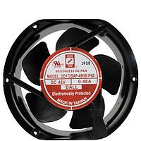 Orion Fans OD172SAP-24HHB01A Axial DC Fan, 172x150x51mm, 24VDC, 300CFM, Ball, Lead Wires, Open Collect Tachometer
