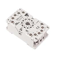 Carlo Gavazzi ZPD11XA Sockets Sockets for RCP Industrial Electromechanical Relays, 11 pins Undecal, 3PDT (3 Change Over contacts), 10A, Screw terminals, Terminals in circle position
