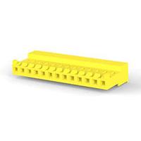 AMP Connectors - TE Connectivity 4-643818-3 Receptacle Housing 13P MTA156 CONN ASSY 20AWG YEL