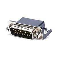 Amphenol CONEC DLS2XP6AK44X D-Sub Connectors - Standard Density 15 POS M R/A STAMPED TIN