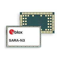 u-blox SARA-N310-00X RF Modules NB-IoT multiband global module Cat NB1, Band 3, 5, 8, 20, 28 LGA, 16x26 mm, 250 pcs/reel