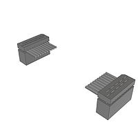 Samtec IDSD-05-D-05.00 Flat Ribbon Slim Body Double-Row IDC Socket Assemblies