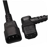 Orion Fans 26172-10-01 Fan Cord Assemblies Power Cord, 3 Conductor, Unshielded, 16AWG, SJT, C-14, C-13 Right Angle Connect