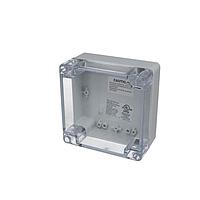 Bud Industries PN-1336-C Electrical Enclosures IP65 NEMA 4X Box with Clear Cover (4.7 X 4.7 X 2.4 In)