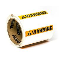 Panduit C200X400A51 Warning Label Poly ADH Lbl 4 W x 2 H W