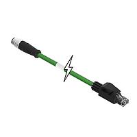 Molex 1201080264 Ethernet Cables / Networking Cables M12-4P(D)-FE-ST/RJ45-M-1M-PUR