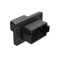 Amphenol SINE Systems AT04-12PA-LE14 Connectors 12 Pos Rcpt Fng Mnt Conn Pin Blk Key A