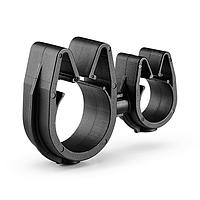 HellermannTyton 156-02338 MOC Clip to MOC Clip MOC Clip to MOC Clip, 10 mm, 19 mm, PA66HIRHSUV, Black, 1000/ctn