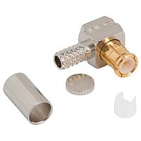 Amphenol RF 919-387P-51A Connectors MCX R/A Plug 50 Ohm RG-174 RG-188 RG-316