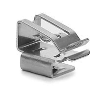HellermannTyton 151-02189 Edge Clip Low Profile 90 Metal Edge Clip, 1.52.0mm Panel Thickness, 66.2mm Cable Range, SS304, 100/bag