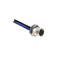 Amphenol LTW M12S-04PFFS-SF8B30 Sensor Cables / Actuator Cables M12 Circular Metric Connector, S Code, Metal, 12A, 04 pins, Female Connector, Female Contact, Hexagonal, Screw Thread, Solder, Receptacle With Cable/Wire, Length 300mm, IP68 / IP69K