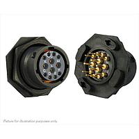 Eaton Souriau-Sunbank UTS714D12S Receptacles 12P JAM NUT SOCKET RECEPTACLE SIZE 14D