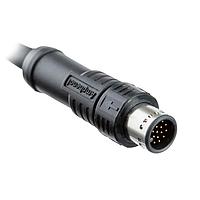 Amphenol LTW M12K05FL-12KFL-SSA05 Sensor Cables / Actuator Cables M Series, M12, 12A, 05 Pins, Overmolded, Straight